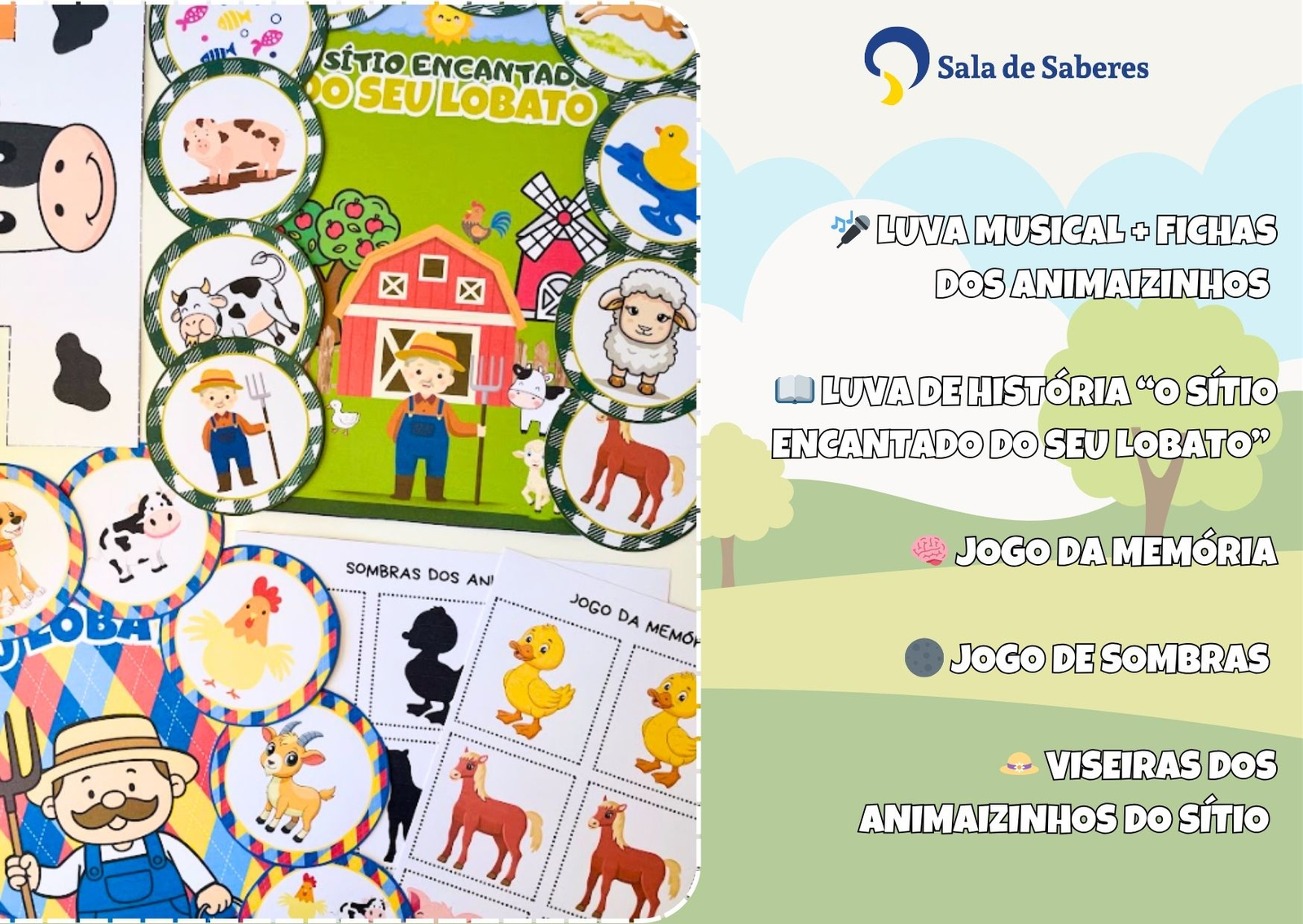 Imagem de Luva de História em Dobro: Histórias e Canções do Seu Lobato