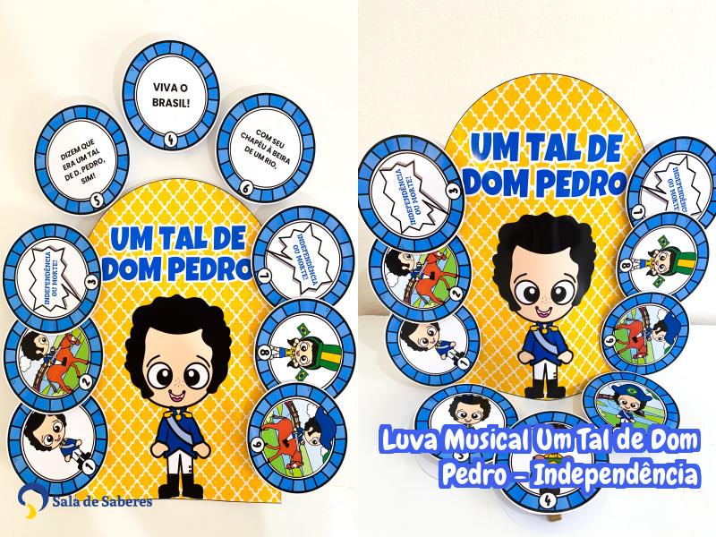 Imagem de Luva Musical Um Tal de Dom Pedro - Independência