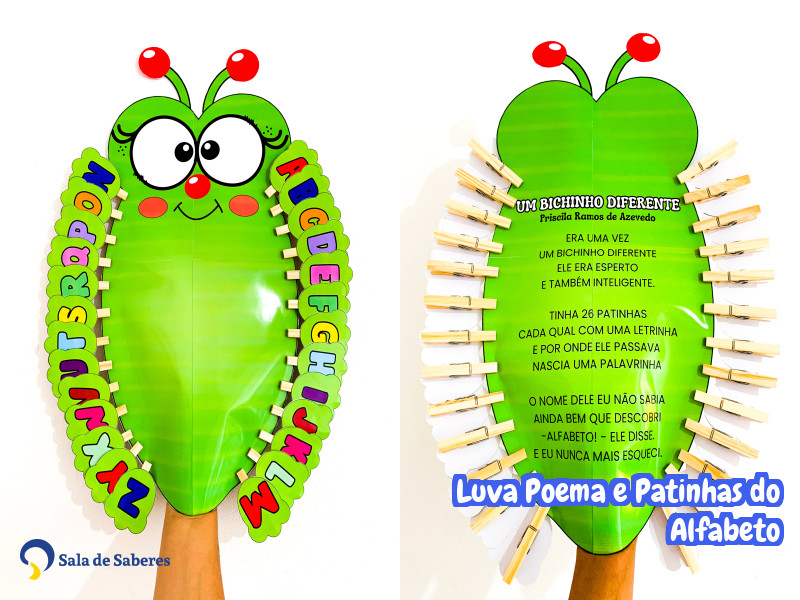 Imagem de Luva Poema e Patinhas do Alfabeto