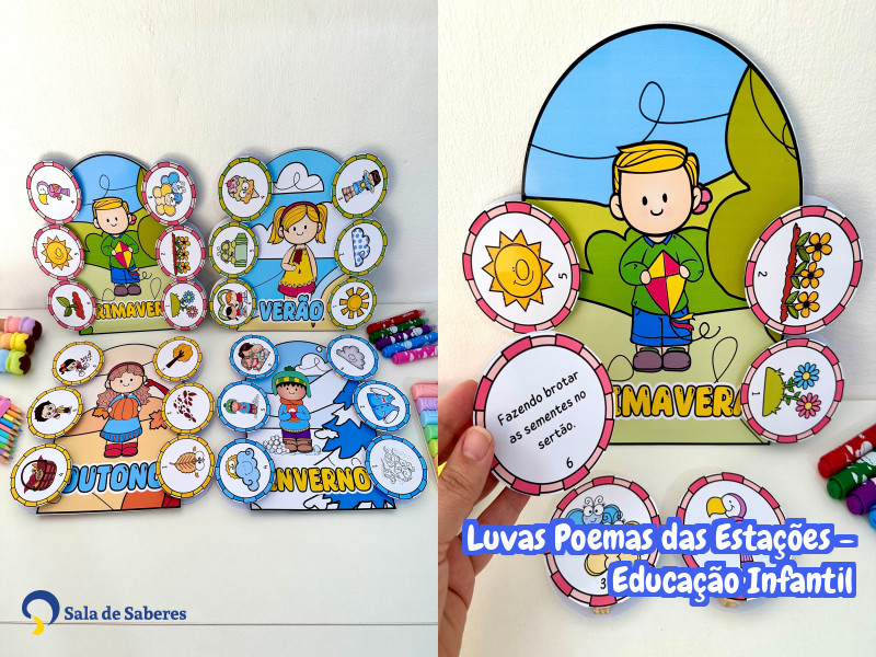 Imagem de Luvas Poemas das Estações - Educação Infantil