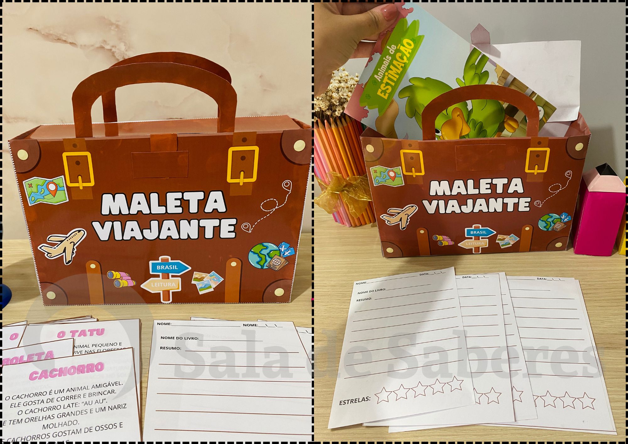 Imagem de Projeto Maleta Viajante: Incentivando a Leitura em Casa