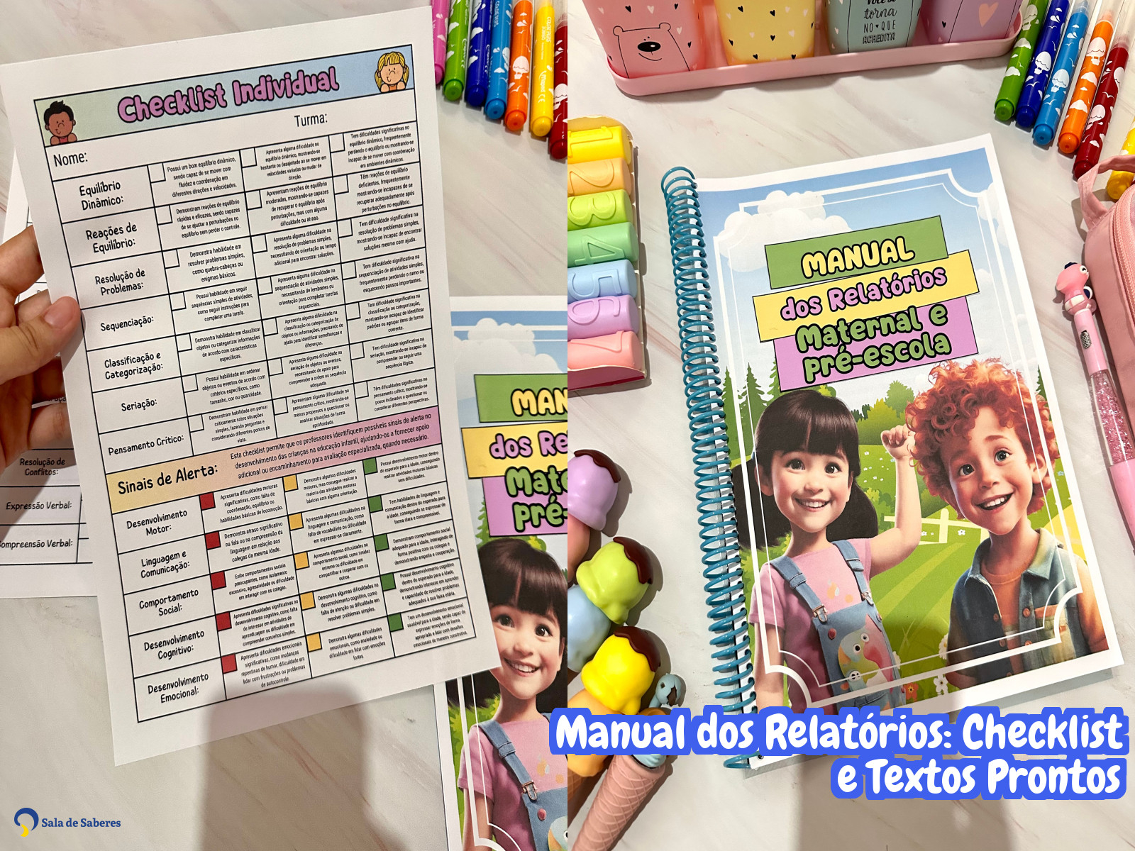 Preview de Manual dos Relatórios: Checklist e Textos Prontos
