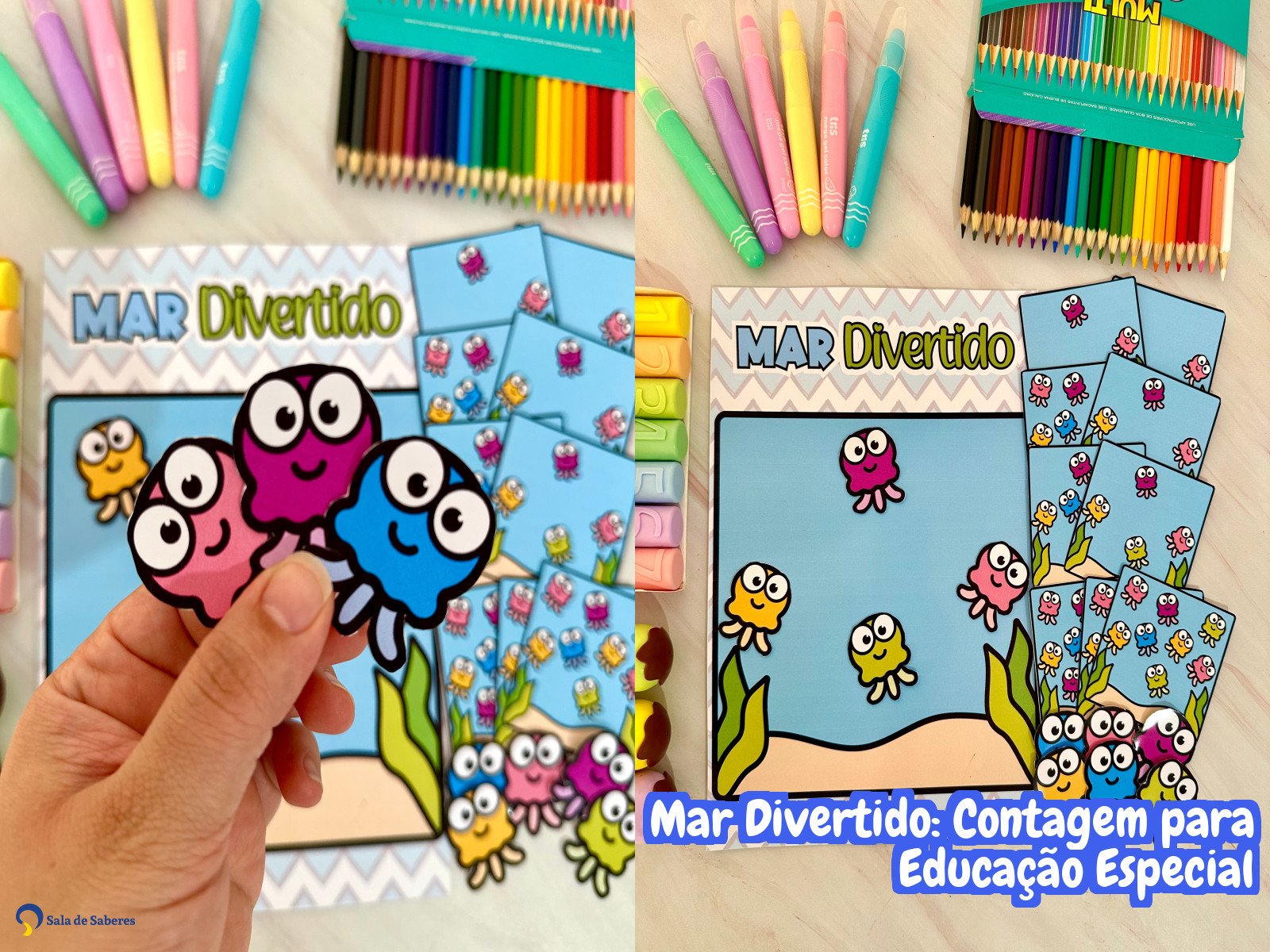 Preview de Mar Divertido: Contagem para Educação Especial