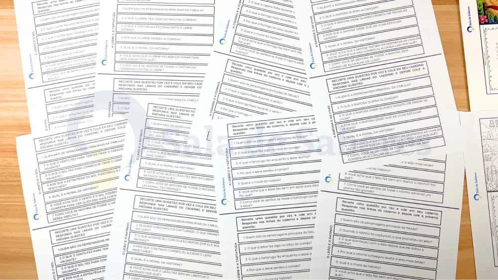 Imagem 17 de 20 Textos Interativos para Interpretação Textual