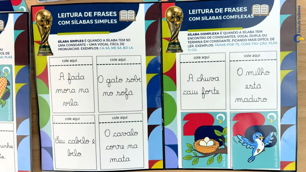Imagem 6 de Álbum da Copa - Leitura de Frases Sílabas Simples e Complexas