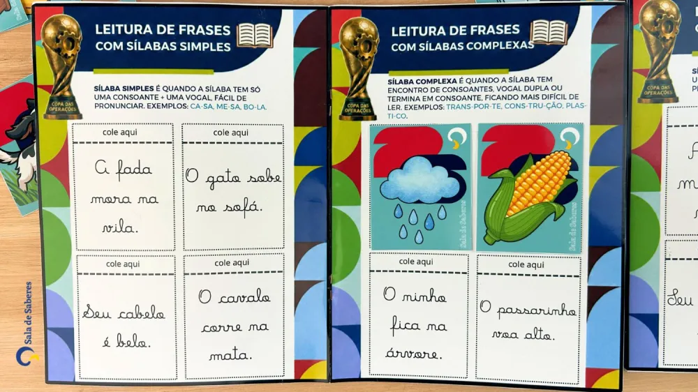 Imagem 7 de Álbum da Copa - Leitura de Frases Sílabas Simples e Complexas