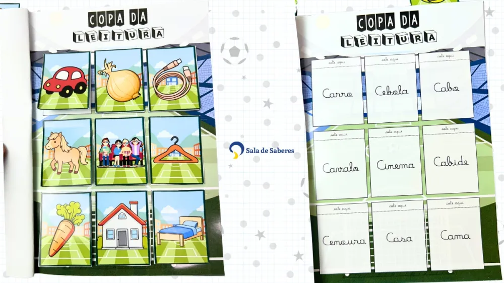 Imagem 5 de Álbum da Copa da Leitura - Letra Bastão/Palito e Cursiva