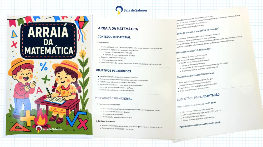 Imagem 7 de Arraiá da Matemática - Atividade Didática Tema Festa Junina