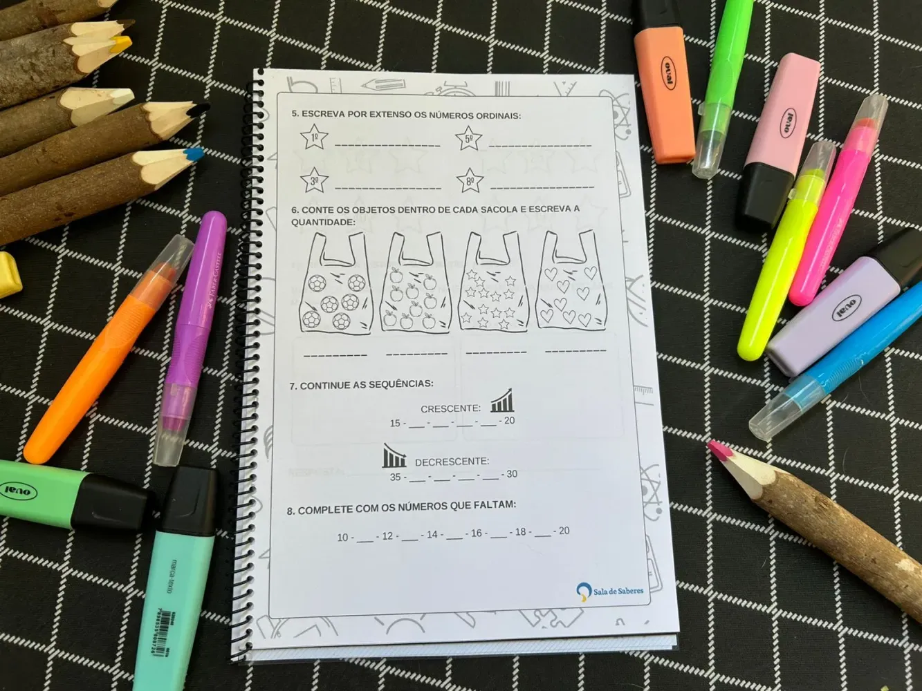 Imagem 3 de Avaliação Diagnóstica - Sondagem - 2º ano - Matemática e LP