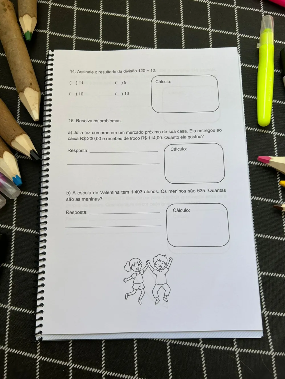 Imagem 3 de Avaliação Diagnóstica - Sondagem - 5º Ano - Matemática e LP