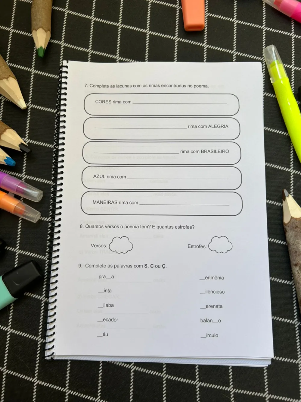 Imagem 7 de Avaliação Diagnóstica - Sondagem - 5º Ano - Matemática e LP