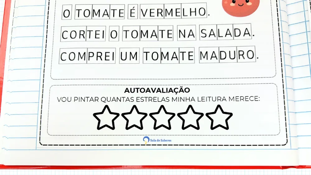 Imagem 14 de Caderno de Leitura - 1º Ano do EF - Palavras - Frases - Textos - 107 Páginas