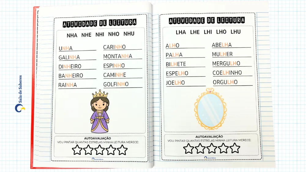Imagem 9 de Caderno de Leitura - 1º Ano do EF - Palavras - Frases - Textos - 107 Páginas