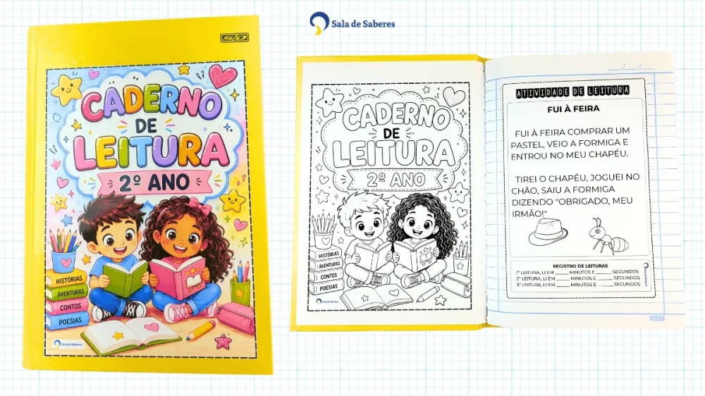 Imagem 2 de Caderno de Leitura - 2º Ano do EF - 50 Textos