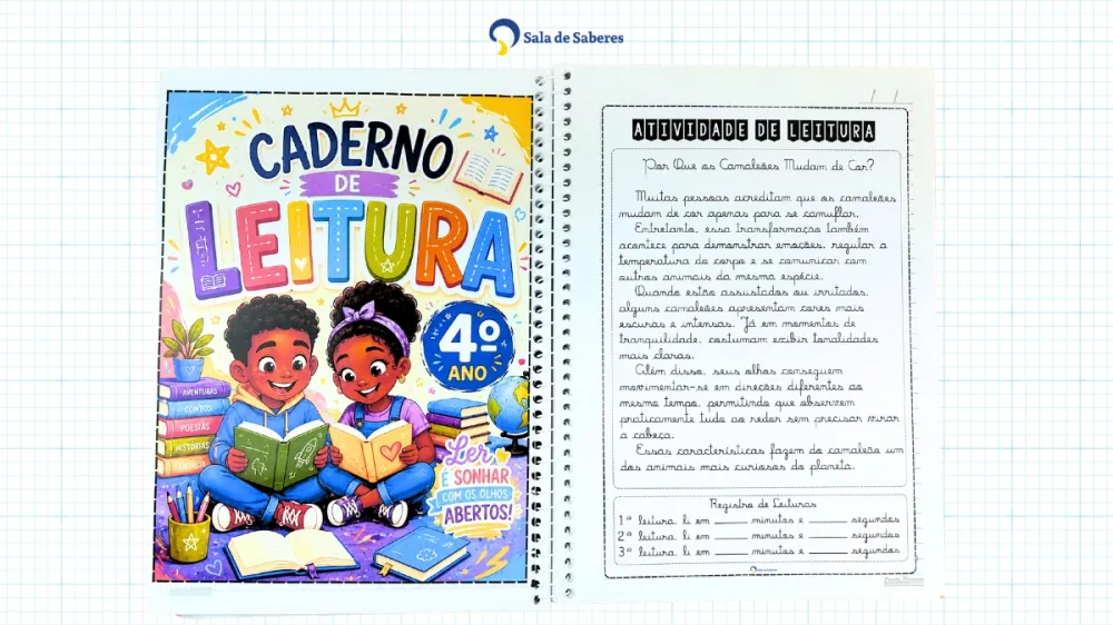 Imagem 3 de Caderno de Leitura - 4º Ano do EF - 50 Textos