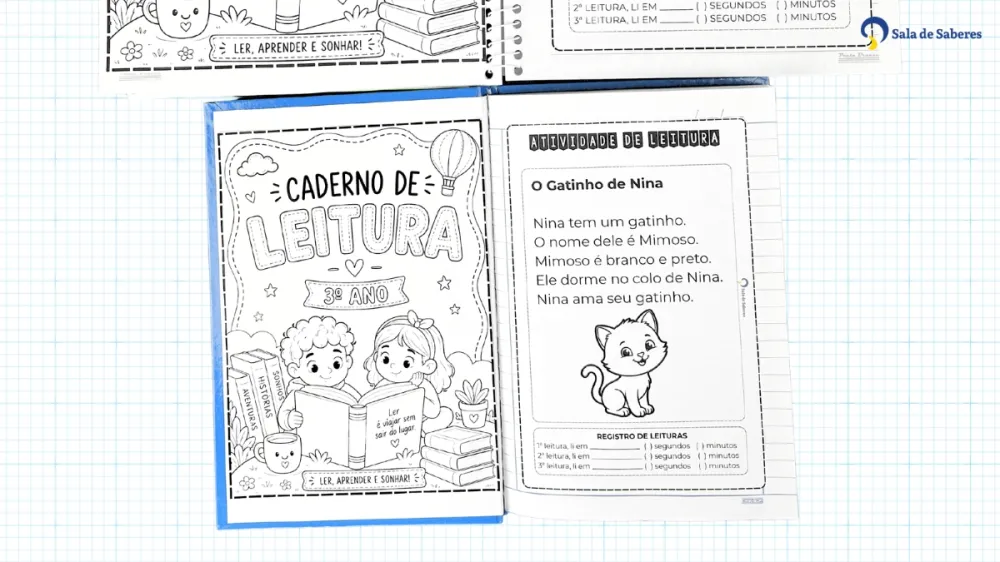 Imagem 3 de Caderno de Leitura - 3º Ano do EF - 50 Textos