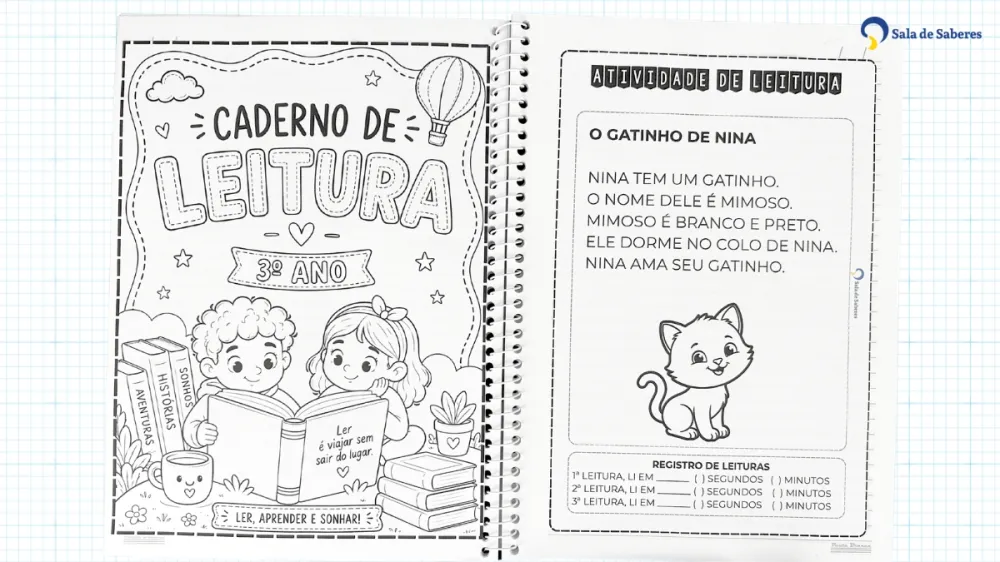 Imagem 4 de Caderno de Leitura - 3º Ano do EF - 50 Textos