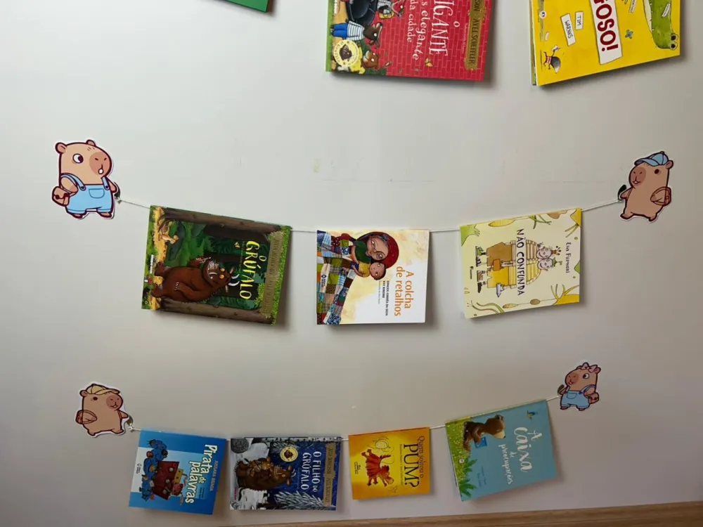 Imagem 4 de Cantinho da Leitura com Tema Capivara, Colorido e Criativo!