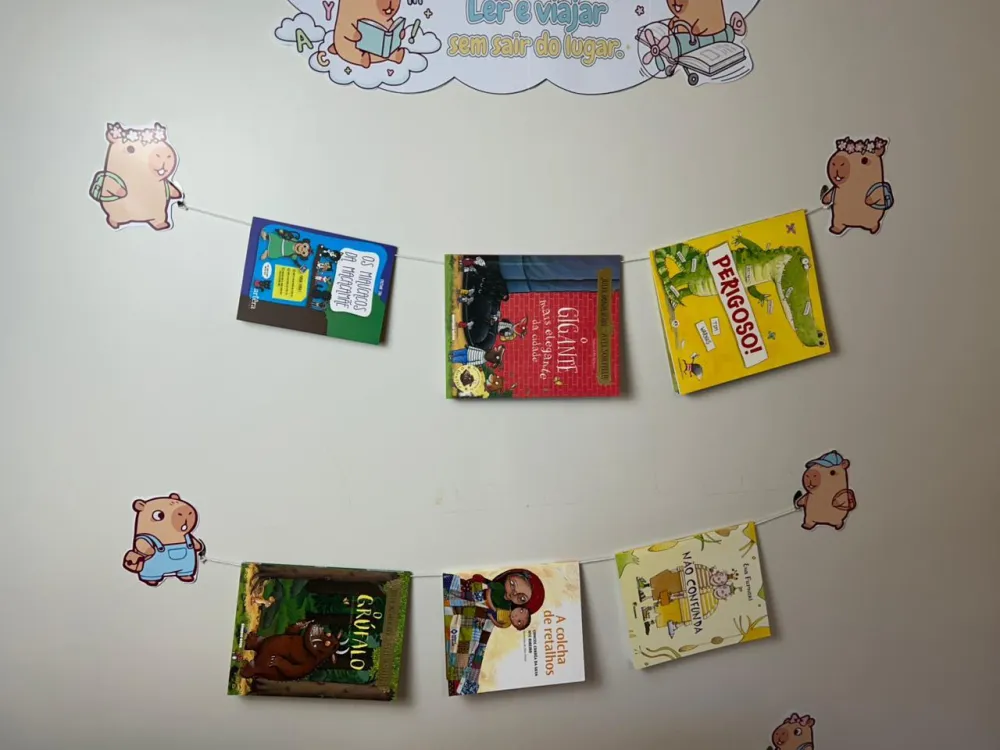 Imagem 5 de Cantinho da Leitura com Tema Capivara, Colorido e Criativo!