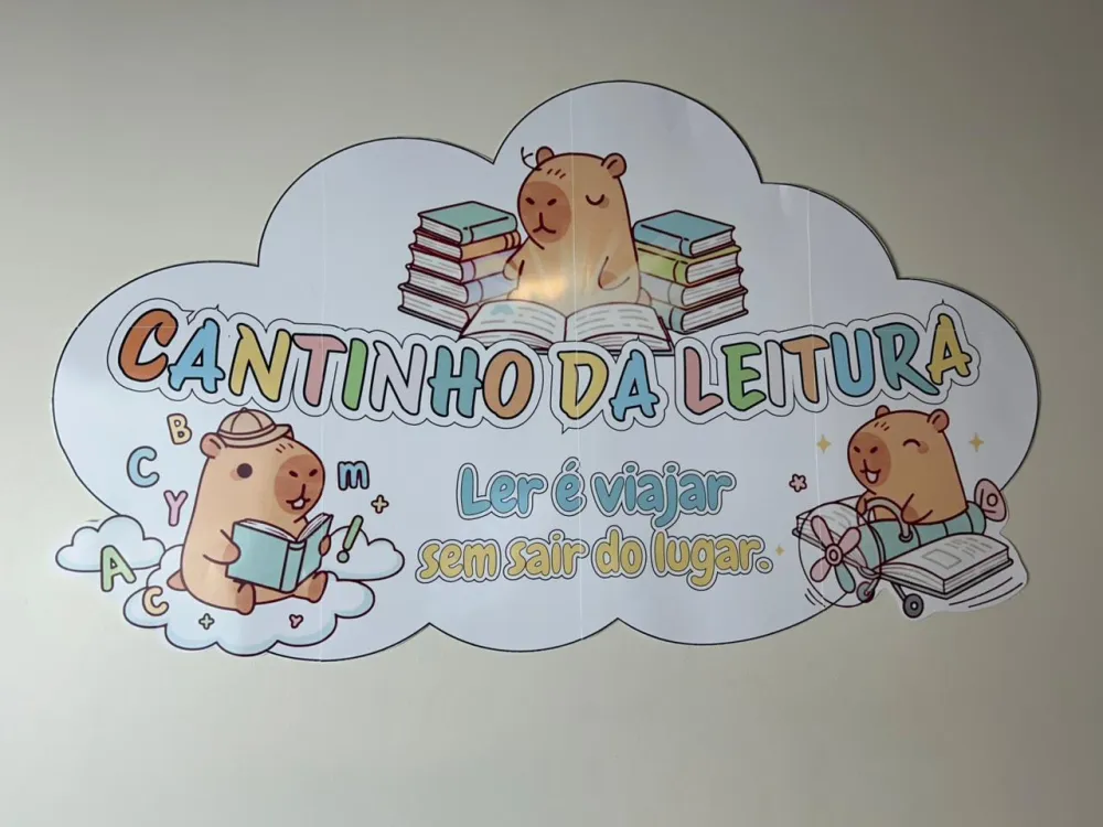 Imagem 6 de Cantinho da Leitura com Tema Capivara, Colorido e Criativo!