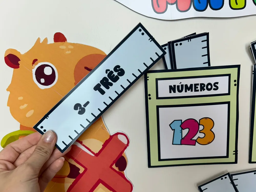 Imagem 2 de Cantinho da Matemática com Tema Capivara, Muito Divertido!