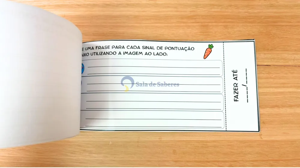 Imagem 4 de Carnê das Frases — Pontuação Divertida com 60 Imagens