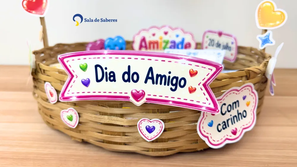 Imagem 4 de Cesta da Amizade - Dia do Amigo - Dinâmica