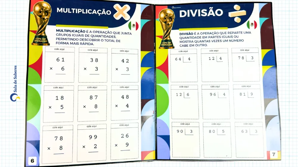 Imagem 9 de Copa das Operações — 5 Álbuns de Cálculos para 1º ao 5º Ano