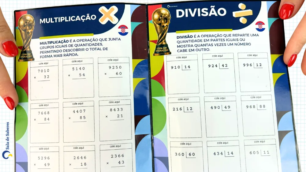 Imagem 10 de Copa das Operações — 5 Álbuns de Cálculos para 1º ao 5º Ano