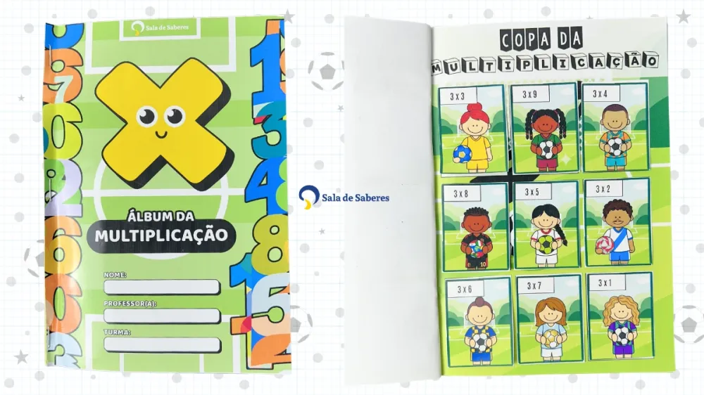 Imagem 2 de Copa do Mundo da Multiplicação – Álbum de Figurinhas