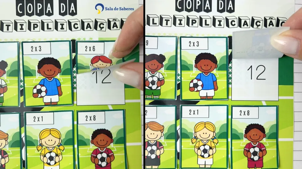 Imagem 3 de Copa do Mundo da Multiplicação – Álbum de Figurinhas