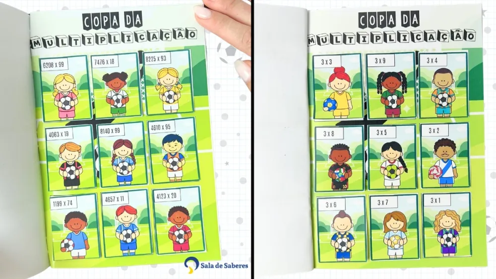 Imagem 4 de Copa do Mundo da Multiplicação – Álbum de Figurinhas