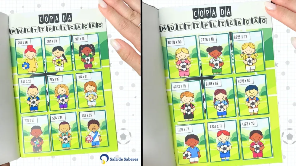 Imagem 5 de Copa do Mundo da Multiplicação – Álbum de Figurinhas