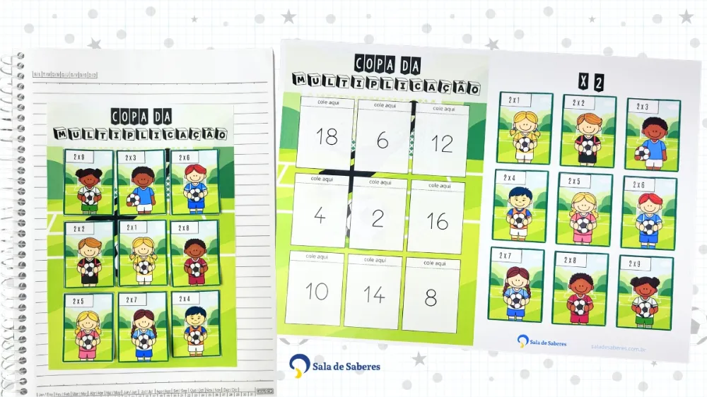 Imagem 6 de Copa do Mundo da Multiplicação – Álbum de Figurinhas