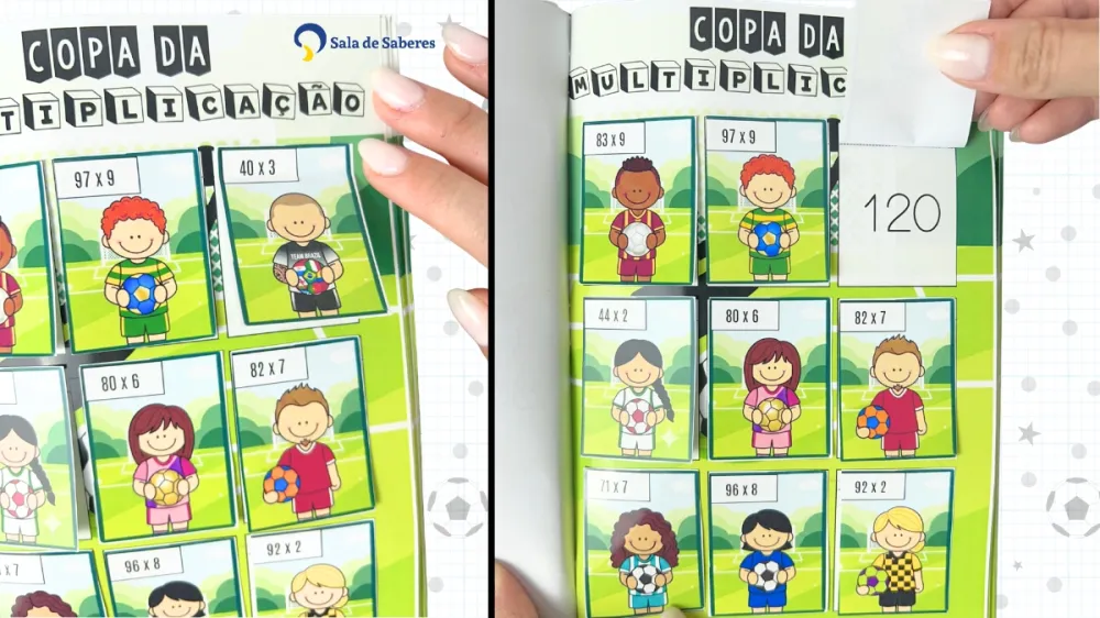 Imagem 7 de Copa do Mundo da Multiplicação – Álbum de Figurinhas