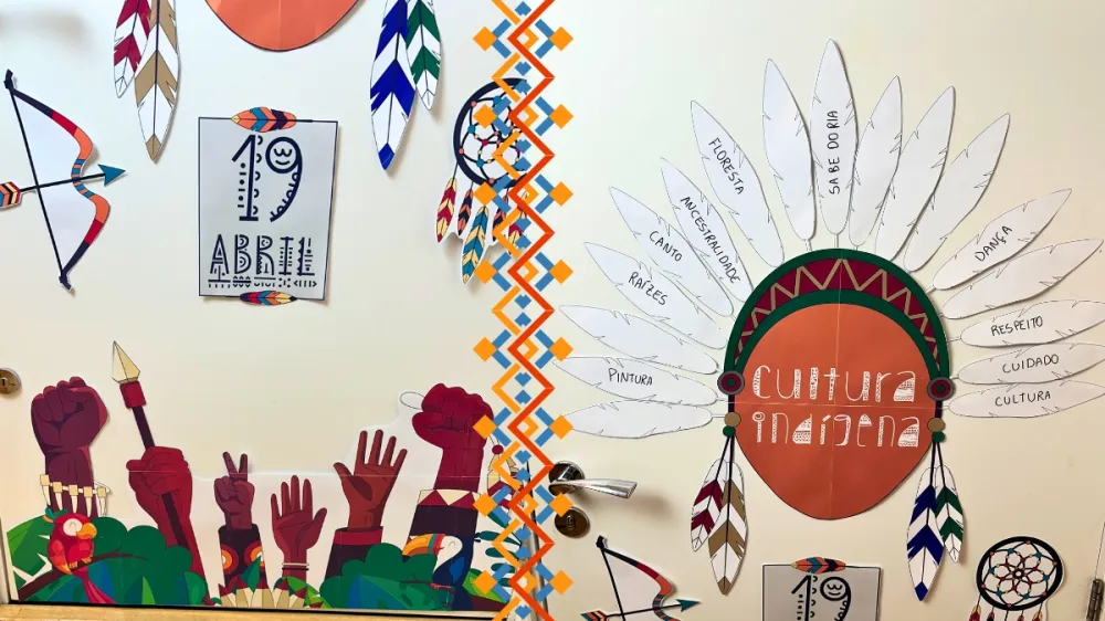 Imagem 3 de Decoração Porta de Sala de Aula: Dia dos Povos Indígenas