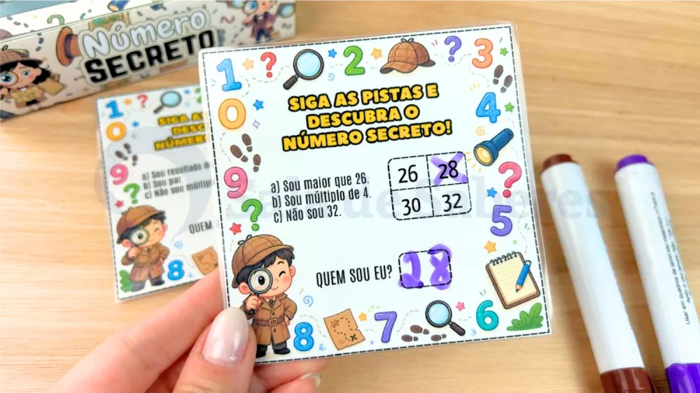 Imagem 2 de Detetive do Número Secreto — Jogo de Lógica Matemática