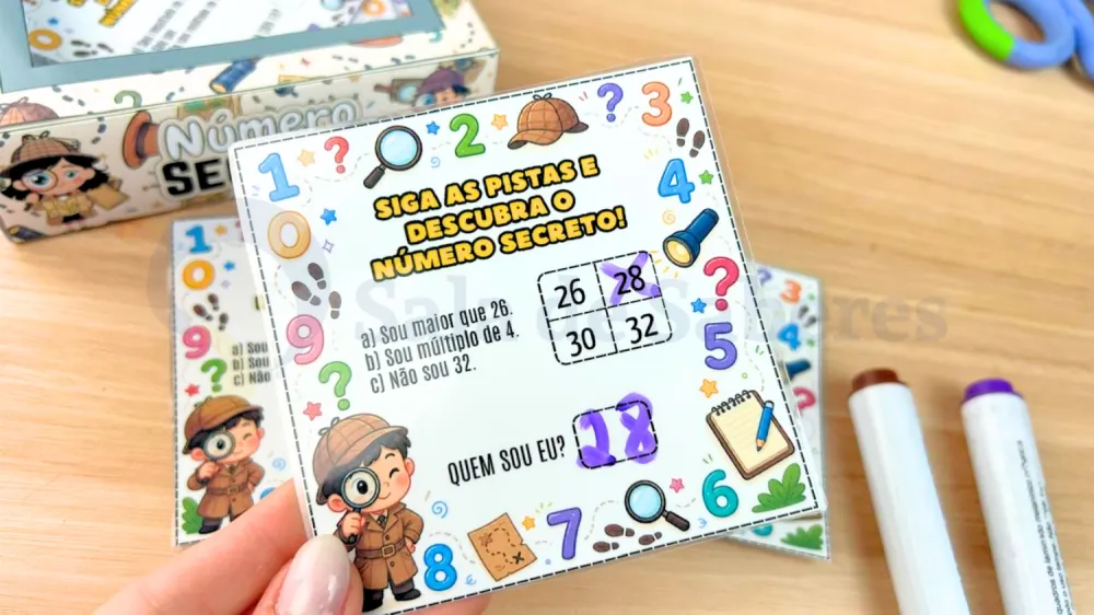 Imagem 3 de Detetive do Número Secreto — Jogo de Lógica Matemática