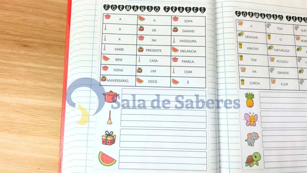 Imagem 2 de Formando 96 Frases: Escrita e Ordem das Palavras em PDF 