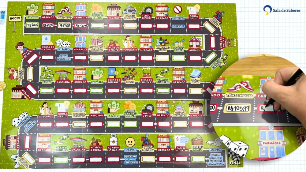 Imagem 4 de Jogo de Tabuleiro para Educação Financeira - 4º e 5º anos