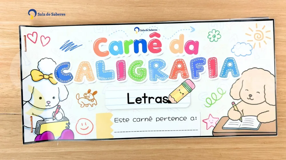 Imagem 3 de Kit de Carnês da Caligrafia em Letra de Imprensa