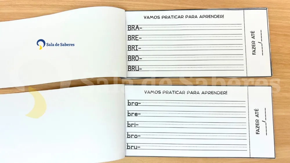 Imagem 9 de Kit de Carnês da Caligrafia em Letra de Imprensa