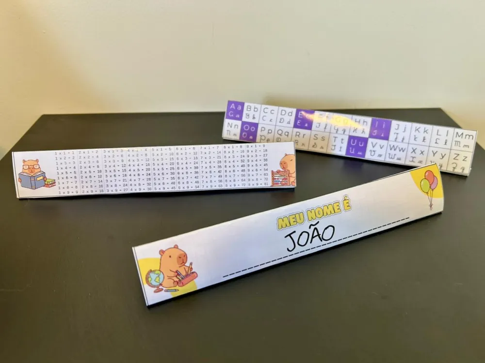 Imagem 12 de Kit Sala de Aula - Tema Capivara - 2026 - 29 Arquivos