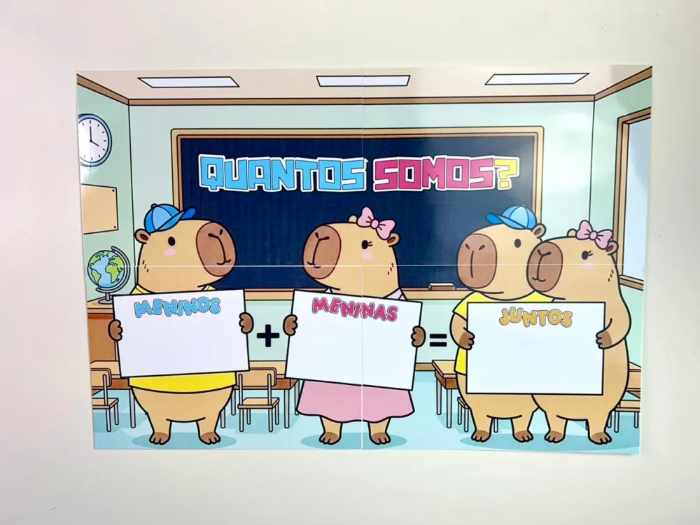 Imagem 13 de Kit Sala de Aula - Tema Capivara - 2026 - 29 Arquivos