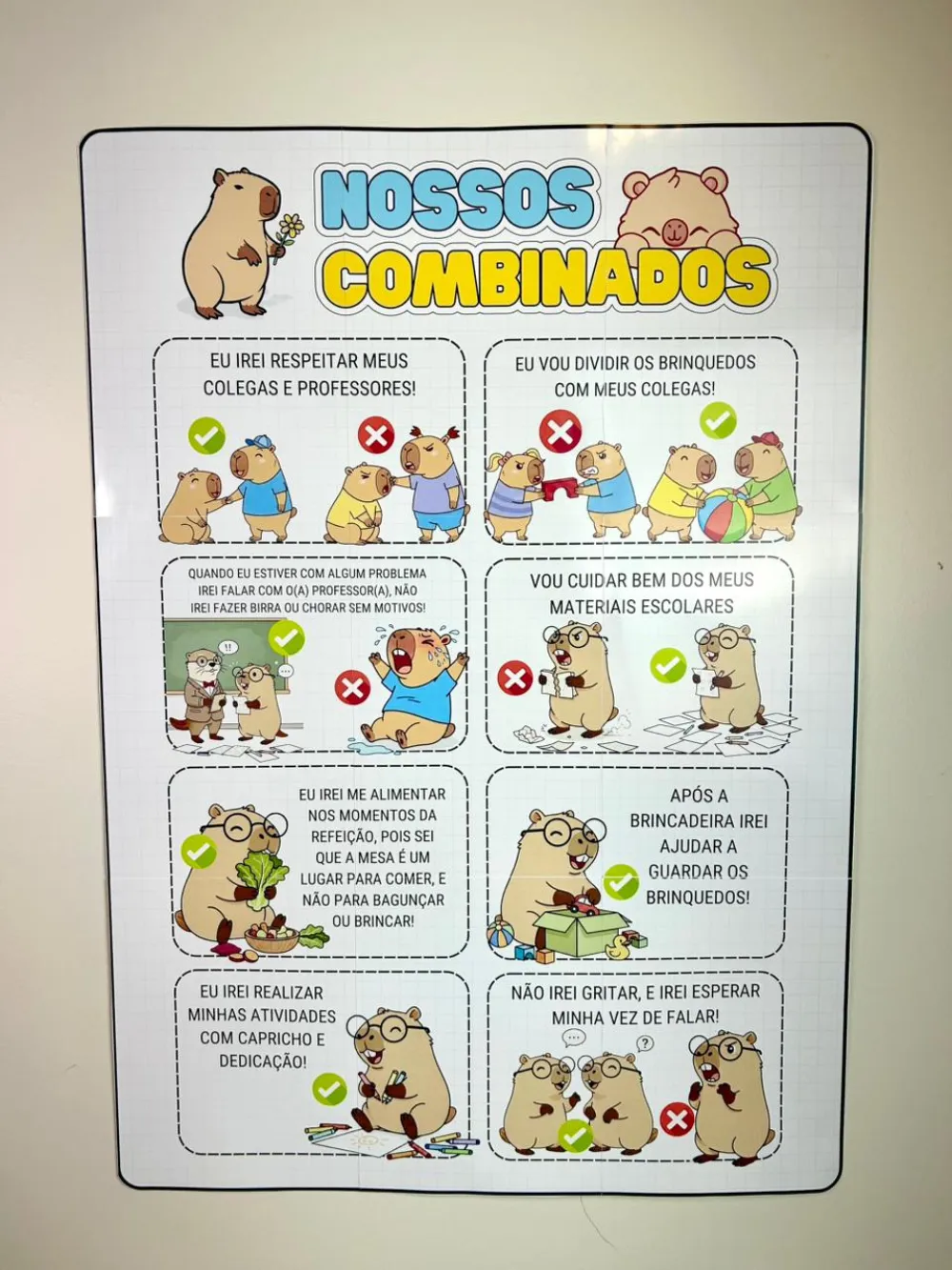 Imagem 21 de Kit Sala de Aula - Tema Capivara - 2026 - 29 Arquivos