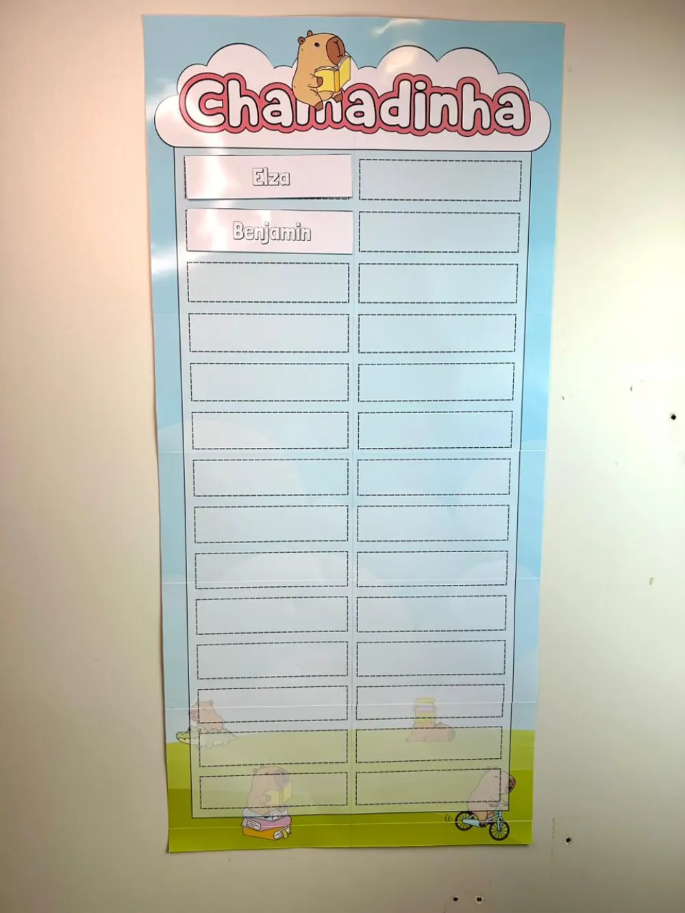 Imagem 24 de Kit Sala de Aula - Tema Capivara - 2026 - 29 Arquivos