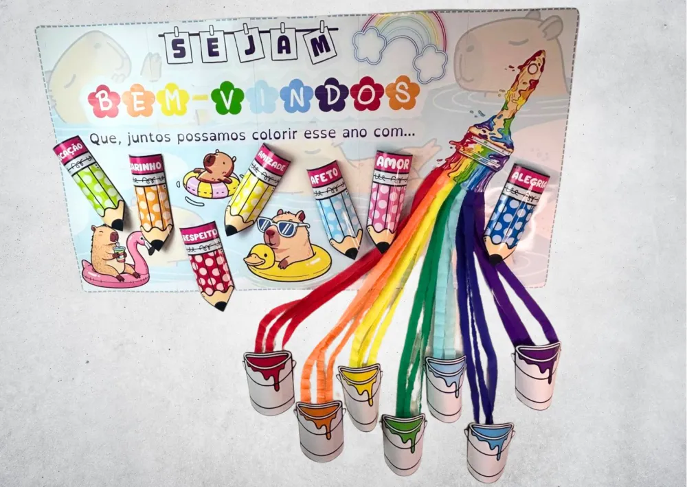 Imagem 27 de Kit Sala de Aula - Tema Capivara - 2026 - 29 Arquivos