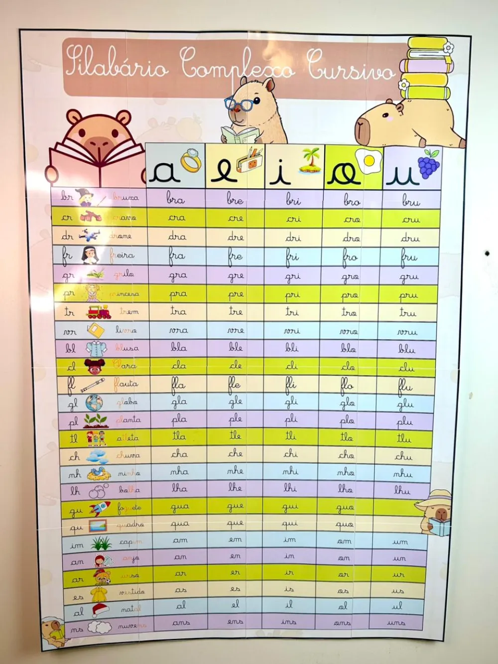 Imagem 29 de Kit Sala de Aula - Tema Capivara - 2026 - 29 Arquivos