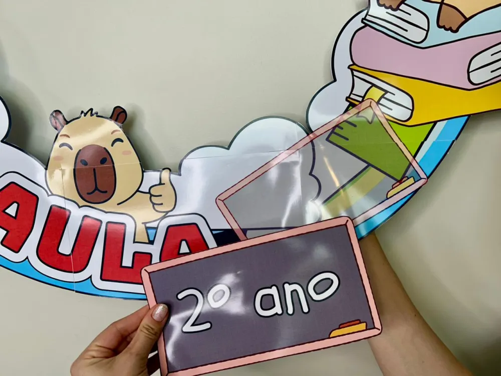 Imagem 30 de Kit Sala de Aula - Tema Capivara - 2026 - 29 Arquivos