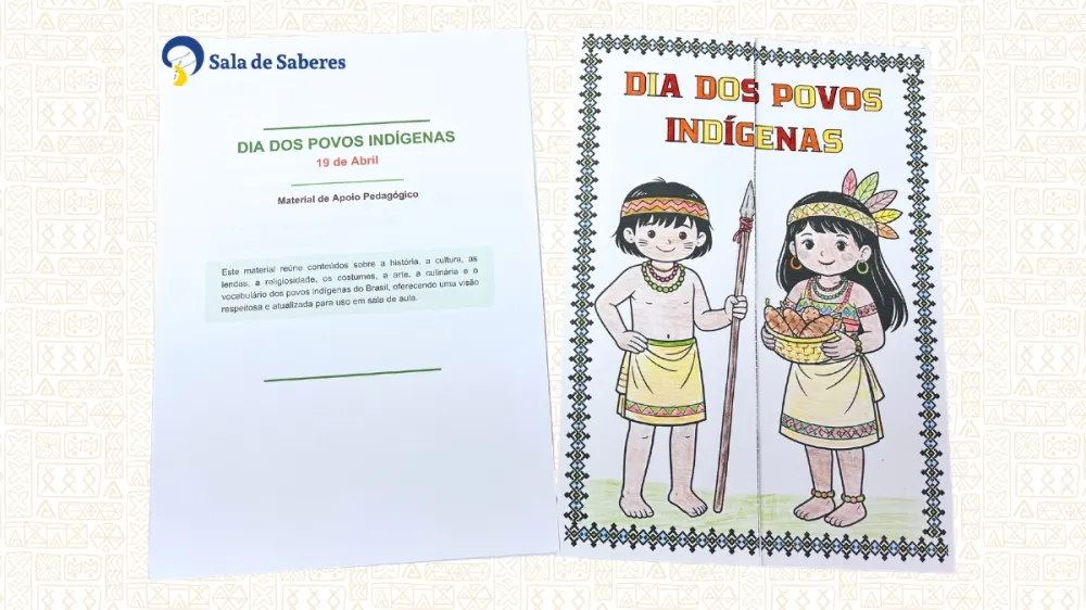 Imagem 2 de Lapbook Sobre os Povos Indígenas do Brasil — 19 de Abril 